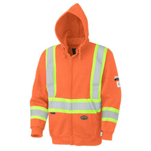 Load image into Gallery viewer, Pioneer Hi-Vis Flame Resistant Heavyweight Traffic Hoodie, Orange