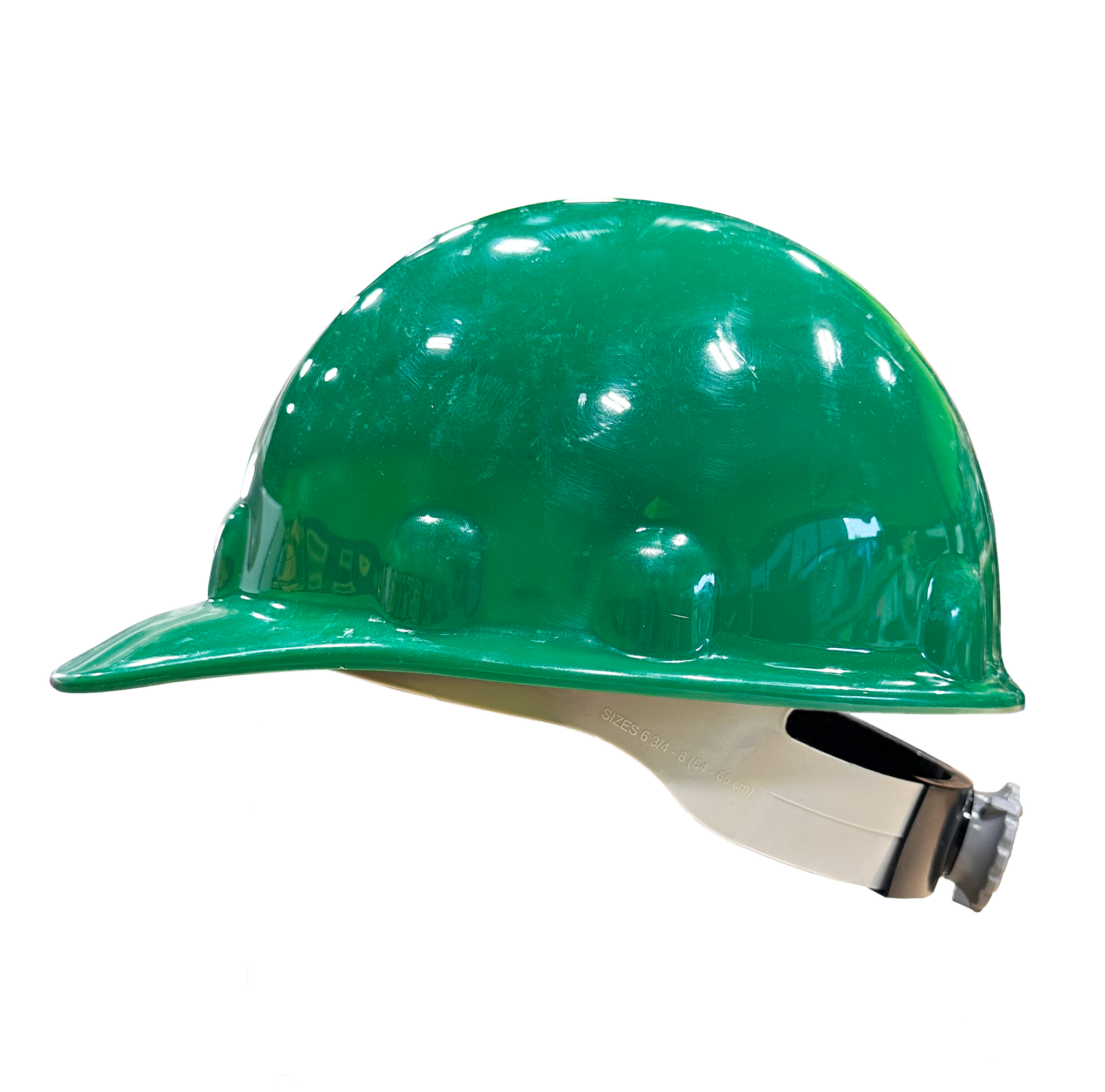 thumbnail image 2 of Fibre-Metal Super Eight Fiber Glass Hard Hat With Ratchet Suspension – Green, Full Brim 2 of 14