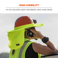 Load image into Gallery viewer, Ergodyne Chill-Its® Full Brim Sun Protection for Hard Hat with Neck Shade
