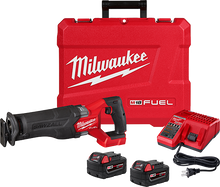 Load image into Gallery viewer, Milwaukee M18 FUEL™ SAWZALL® Reciprocating Saw w/ 2 Batteries XC5.0 Kit
