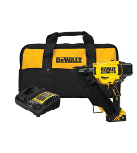 Dewalt 20V Max Brushless Cordless 30° Paper Tape Framing Nailer Kit