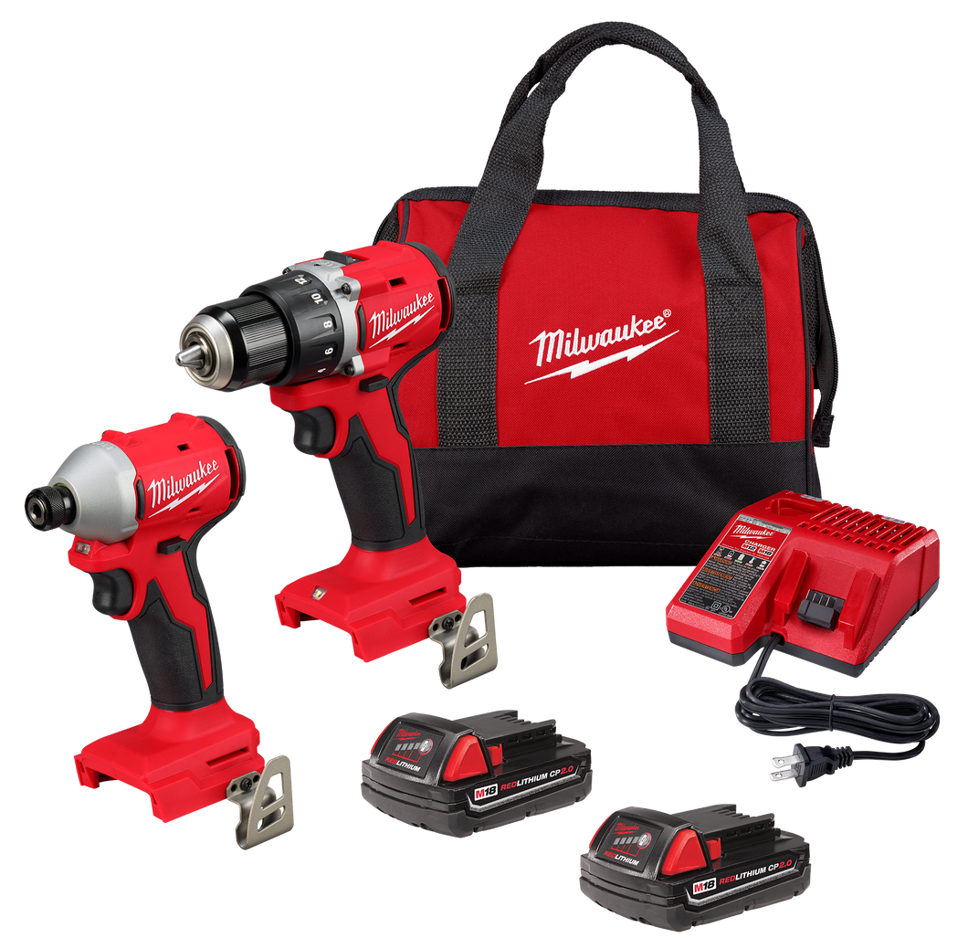 Milwaukee® M18™ Compact Brushless 2-Tool Combo Kit