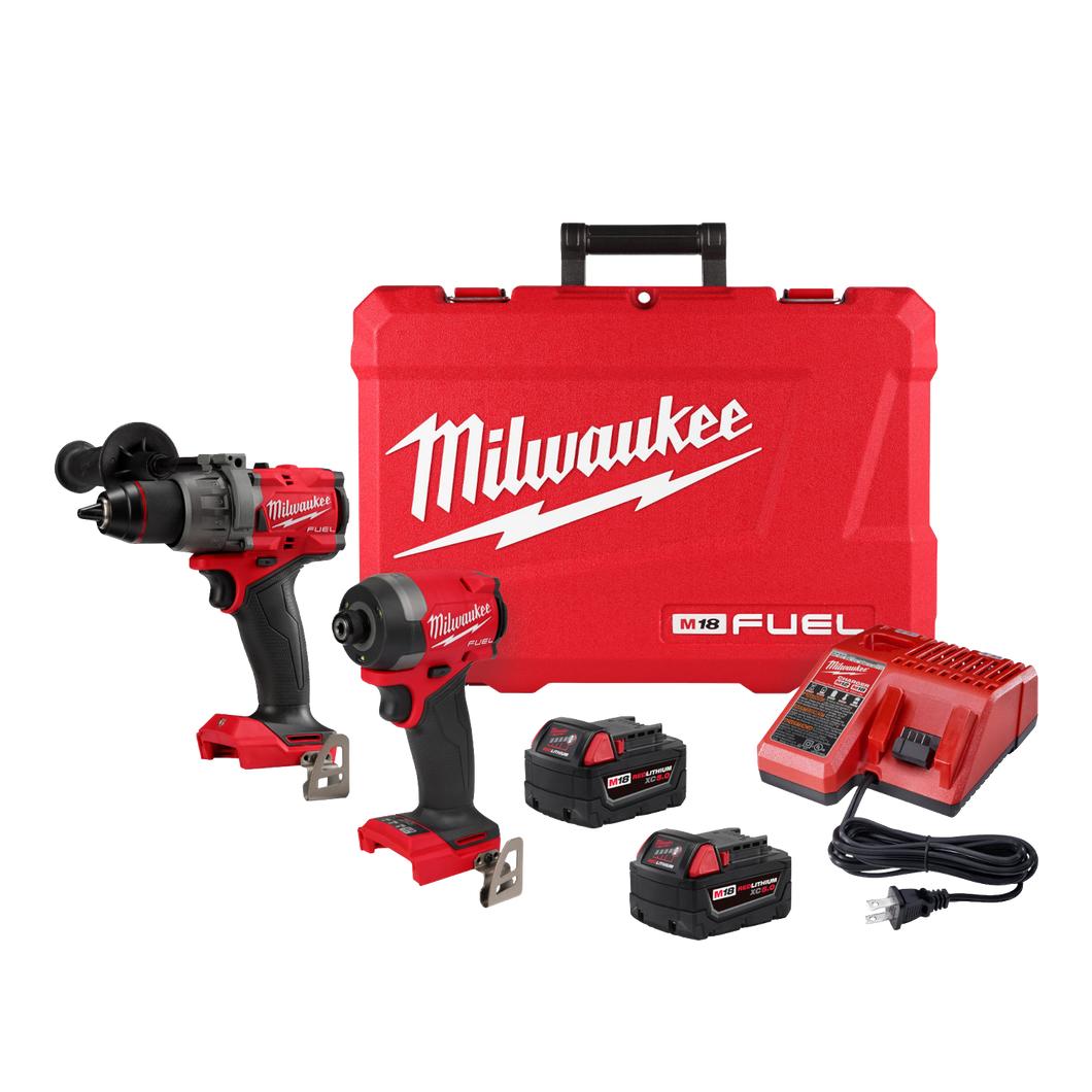 Milwaukee® M18 FUEL™ Hammer Drill/Driver + Hex Impact Driver Combo Kit