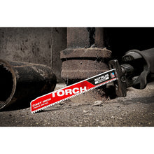 Load image into Gallery viewer, Milwaukee 9" 8TPI TORCH™ w/NITRUS™ Carbide for Cast Iron SAWZALL® Blade, 1PK
