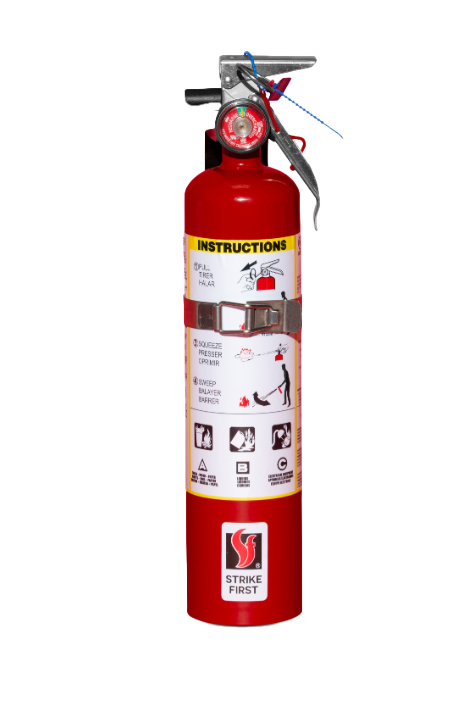 Fire Extinguisher 2.5 lbs ABC w/ Vehicle Bracket