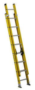 Featherlite 16ft Extra-Heavy Duty Fiberglass Extension Ladder