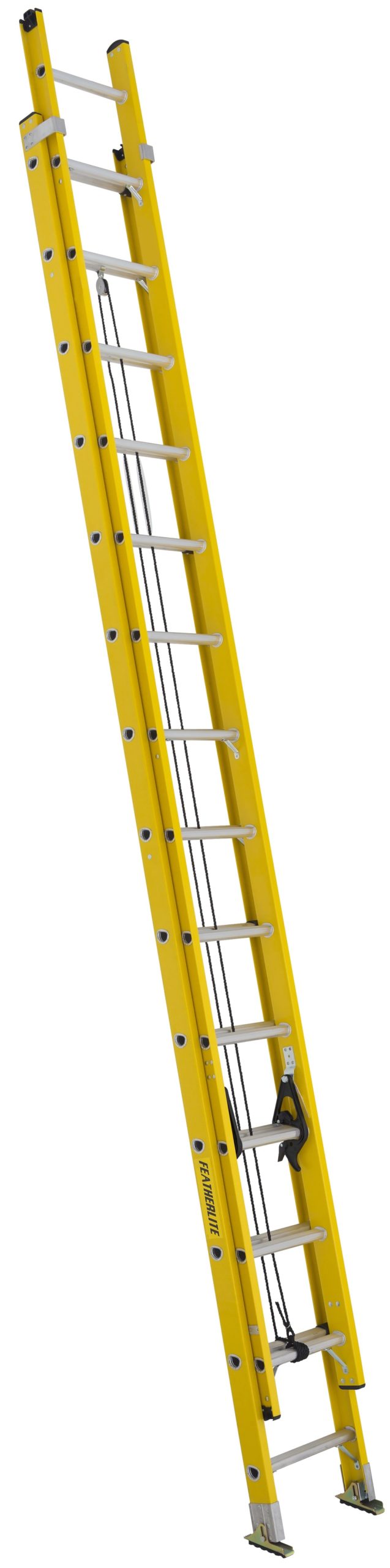 Featherlite 32ft Extra-Heavy Duty Fiberglass Extension Ladder