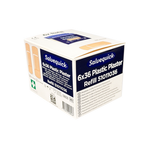 Salvequick 6 x 36 Bandage Plastic Plaster Refill 51011036