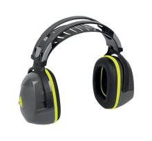 Load image into Gallery viewer, Delta Plus Interlagos Earmuffs Kit, Grey with Fluorescent Yellow
