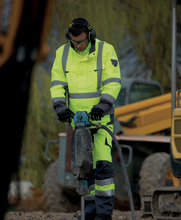 Load image into Gallery viewer, Delta Plus Interlagos Earmuffs Kit, Grey with Fluorescent Yellow
