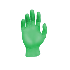 Ronco Biodegradable Fluorescent Green Nitrile Examination Gloves