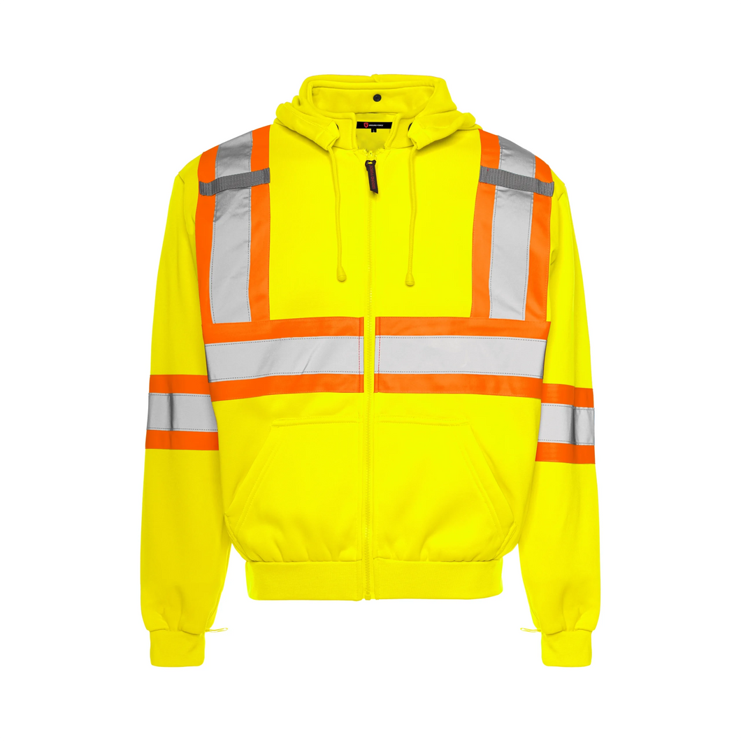 WASIP Hi-Vis Traffic Hoodies with Detachable Hood