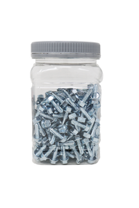 UCAN U-DRILLS® 1/4-14 x 3/4" Hex Washer Head Zinc Plated, 300/Jar