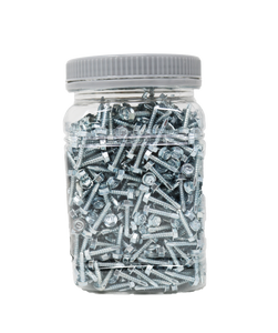 UCAN U-DRILLS® 8-18 x 3/4" Hex Washer Head Zinc Plated, 1000/Jar