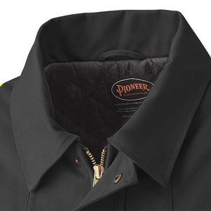 Pioneer® Quilted Cotton Duck Winter Safety Parka, Black