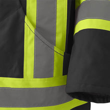 Load image into Gallery viewer, Pioneer® Quilted Cotton Duck Winter Safety Parka, Black
