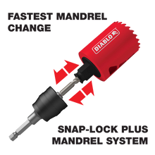 Load image into Gallery viewer, Diablo 3/8" Snap-Lock Plus™ Mandrel System
