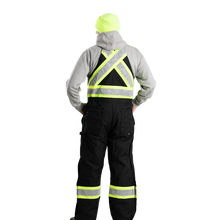Load image into Gallery viewer, Berne CSA Safety Striped Insulated Bib Overall
