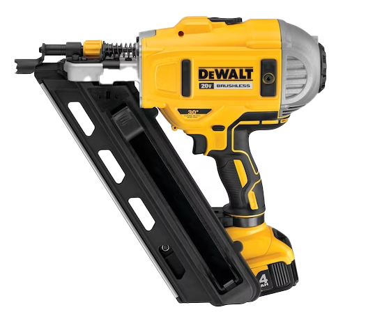 Dewalt 20MX Cordless 30Degree Paper Collated Framing Nailer Kit