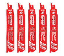Load image into Gallery viewer, Diablo Bi-Metal Reciprocating Saw Blades for Medium Metal Cutting (5 Pack)
