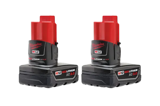 Milwaukee M12 XC3.0 Battery 2 Pack