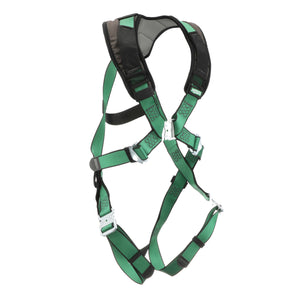 MSA V-FORM+™ Safety Harness, Standard, Back D-Ring, Quick Connect Leg Straps
