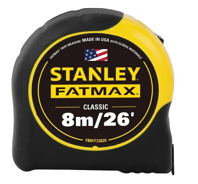 Stanley® Fatmax® 8m/26 ft Tape Measure