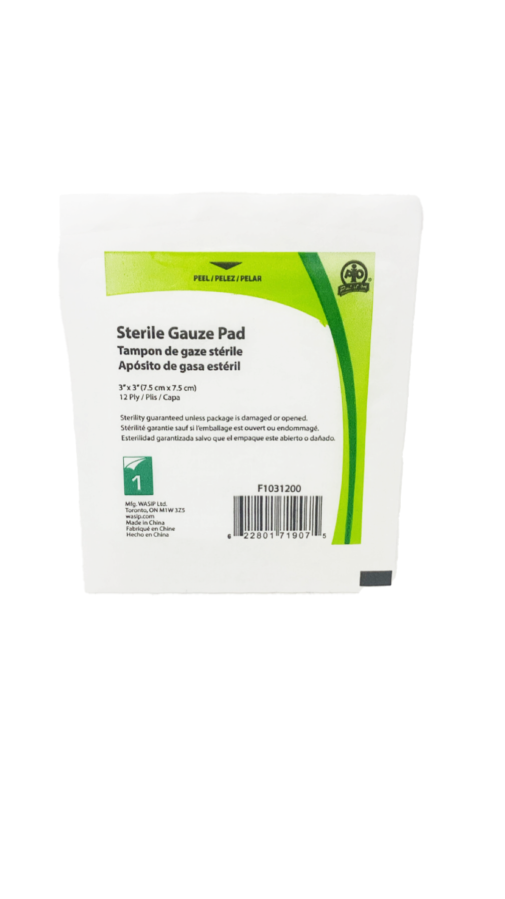 Wasip Sterile Gauze Pad (3