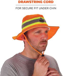Ergodyne® Hi-Vis Ranger Sun Hat, Orange