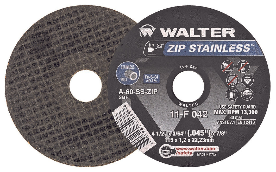 Walter ZIP Stainless™ Cutting Wheel