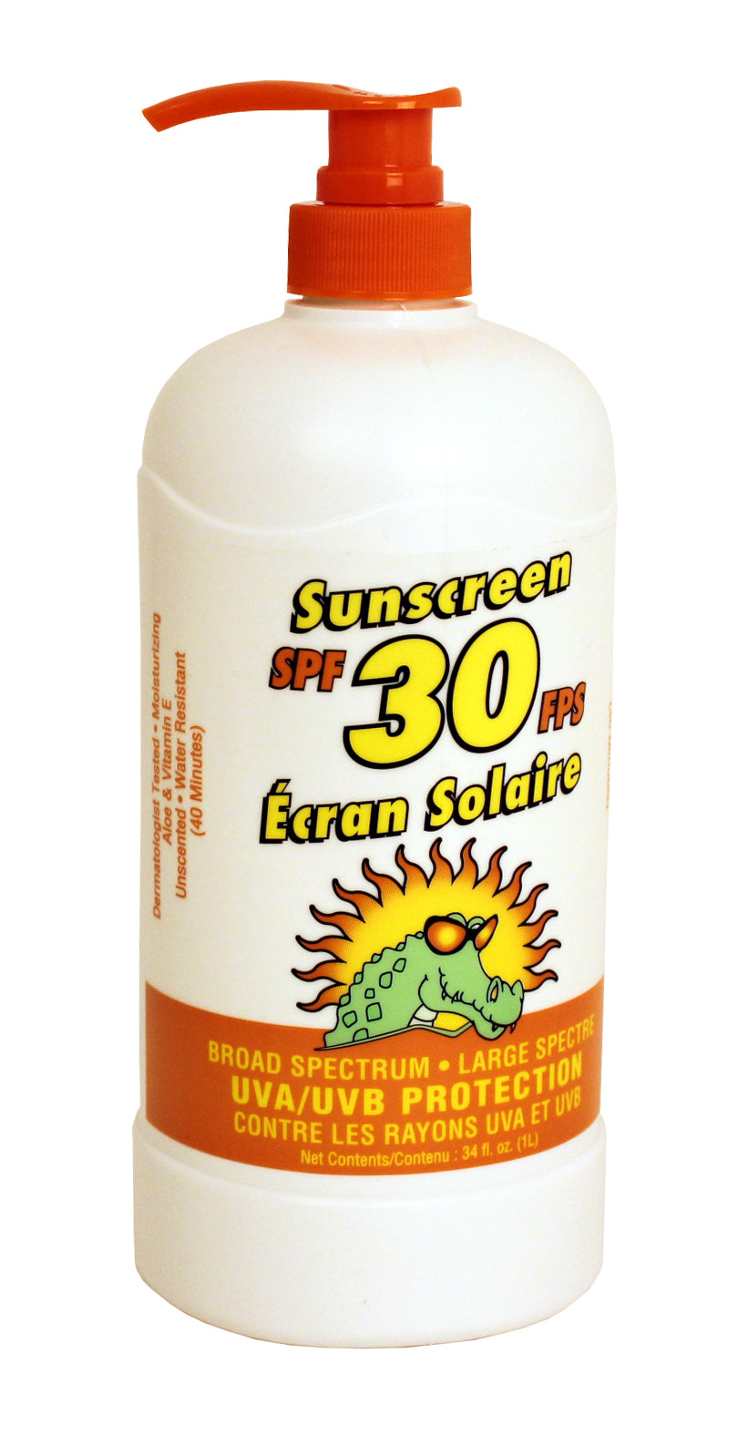 Croc Bloc Sunscreen SPF 30 with Pump, 1L Bottle