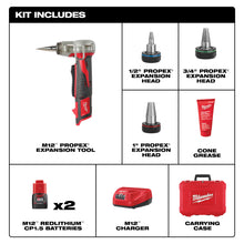 Load image into Gallery viewer, Milwaukee® M12™ ProPEX® Expansion Tool Kit

