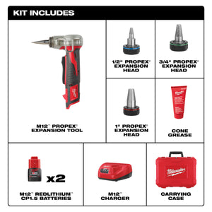 Milwaukee® M12™ ProPEX® Expansion Tool Kit