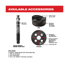 Load image into Gallery viewer, Milwaukee® M18™ FORCE LOGIC™ 6T Knockout Tool 1/2&quot;-4&quot; Kit
