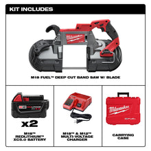 Load image into Gallery viewer, Milwaukee® M18 FUEL™ Deep Cut Band Saw Kit
