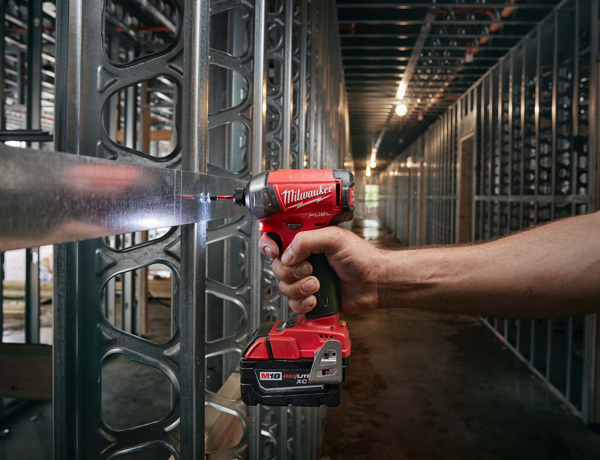 Milwaukee M18 FUEL SURGE 1 4 Hex Hydraulic Driver Tool Only Great Lakes Supply