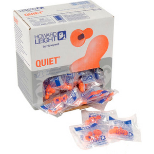 Honeywell Howard Leight Quiet Corded Reusable Earplugs, 100/Box