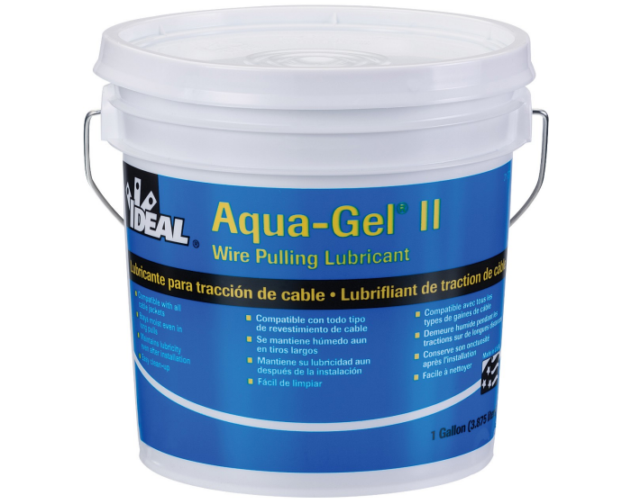 IDEAL Aqua-Gel® II Cable Pulling Lubricant Bucket/Bottle, Non-toxic