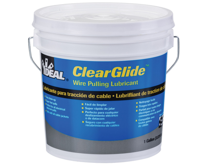 IDEAL ClearGlide® Wire Pulling Lubricant Bucket & Bottle