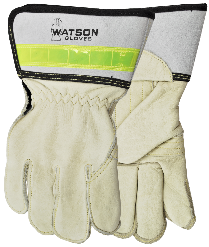 Watson Gloves 3776 Meat Hook Leather Work Gloves- Medium