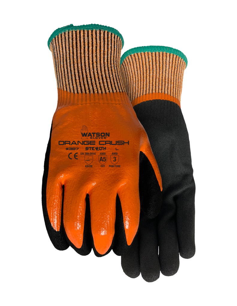 Watson Gloves Stealth Orange Crush Gloves