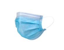 Load image into Gallery viewer, WASIP Blue Disposable Pleated Surgical Face Mask with Ear Loops, 50/Box
