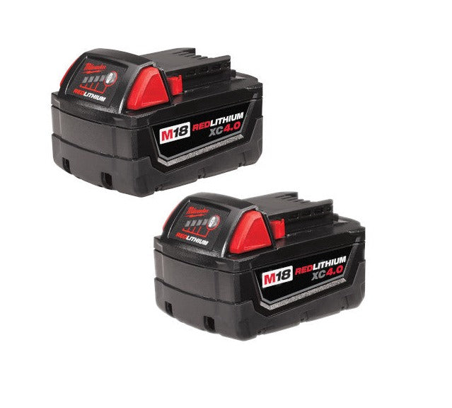 Milwaukee® M18 REDLITHIUM™ XC 4.0 Extended Capacity Battery, 2 Pack
