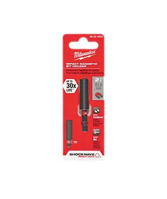 Milwaukee shockwave discount magnetic bit holder