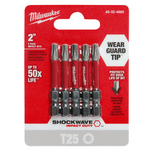 Load image into Gallery viewer, Milwaukee® SHOCKWAVE™ Impact Torx Bits
