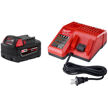 Milwaukee M18 REDLITHIUM XC 5.0 System Battery Pack Starter Kit
