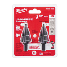 Load image into Gallery viewer, Milwaukee® 2PC Step Drill Bit Set #9
