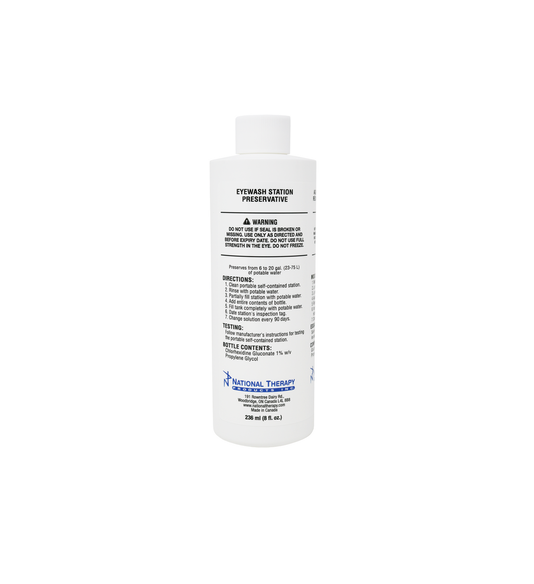 National Therapy Products Eyewash Station Preservative, 8 oz/Bottle ...