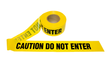Load image into Gallery viewer, CAUTION DO NOT ENTER Barricade Tape, 3&quot; x 1000&#39;
