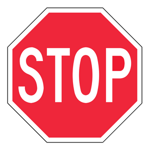RA-1 STOP Sign, 24 x 24"